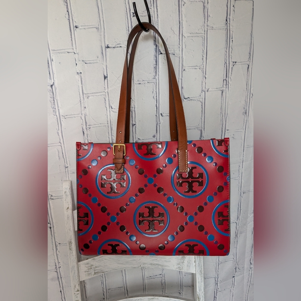 Tory Burch Monogram Handbag - Picture 12 of 16